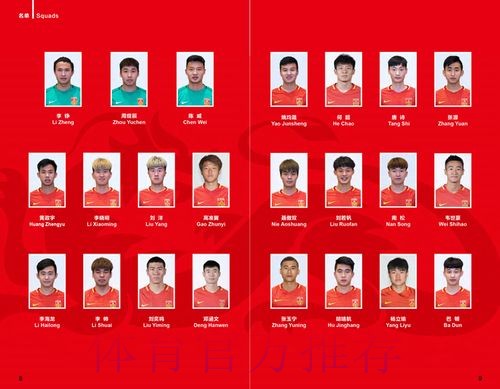 中国U23国家男子足球队官方队刊完整版上线 中国U23国家男子足球队官方队刊完整版上线